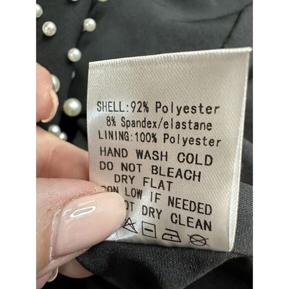 AKIRA DAVINCI LONG PEARL WORK BLAZER MEDIUM - Picture 15 of 16